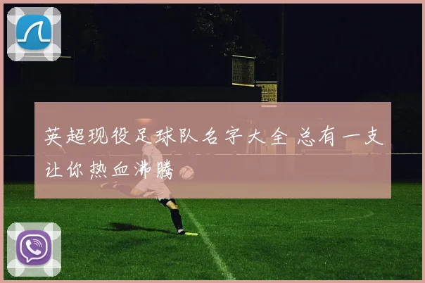 英超现役足球队名字大全 总有一支让你热血沸腾